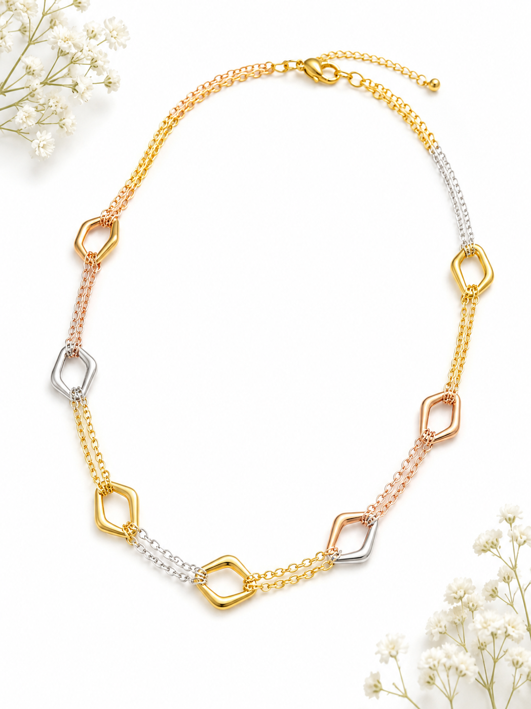 Anti Tarnish - Stainless Steel Necklace-N0066