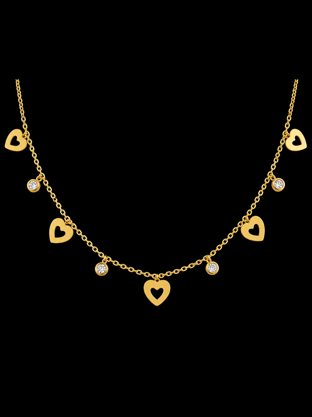 Anti Tarnish - Stainless Steel Necklace-N0067
