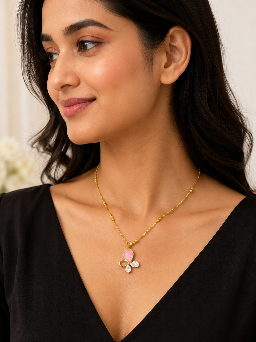 Anti Tarnish - Stainless Steel Necklace-N0068