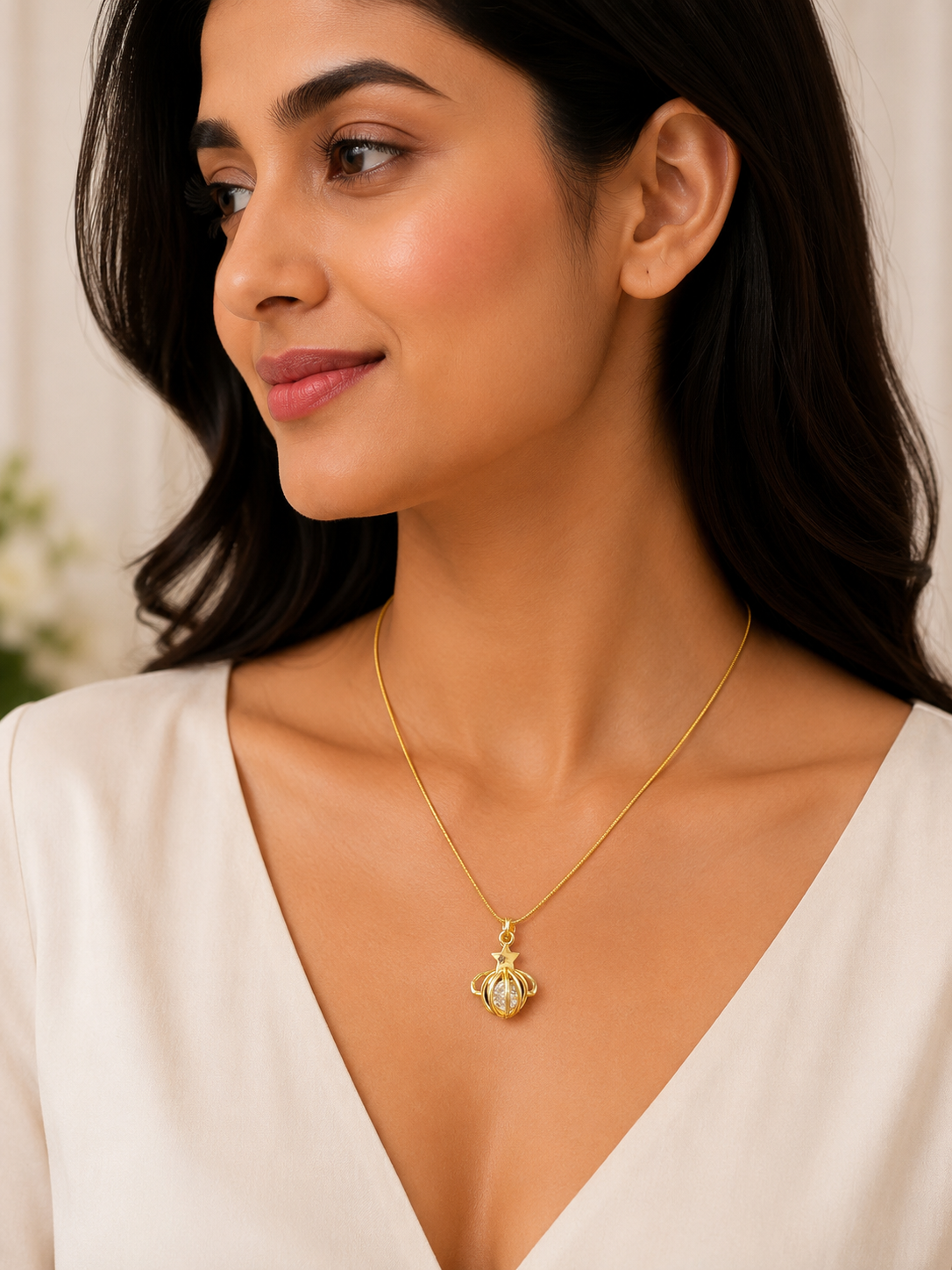 Anti Tarnish - Stainless Steel Necklace-N0070