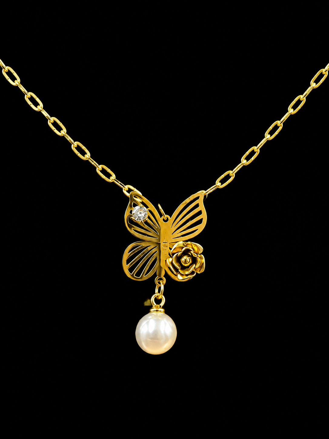 Anti Tarnish - Stainless Steel Necklace-N0084