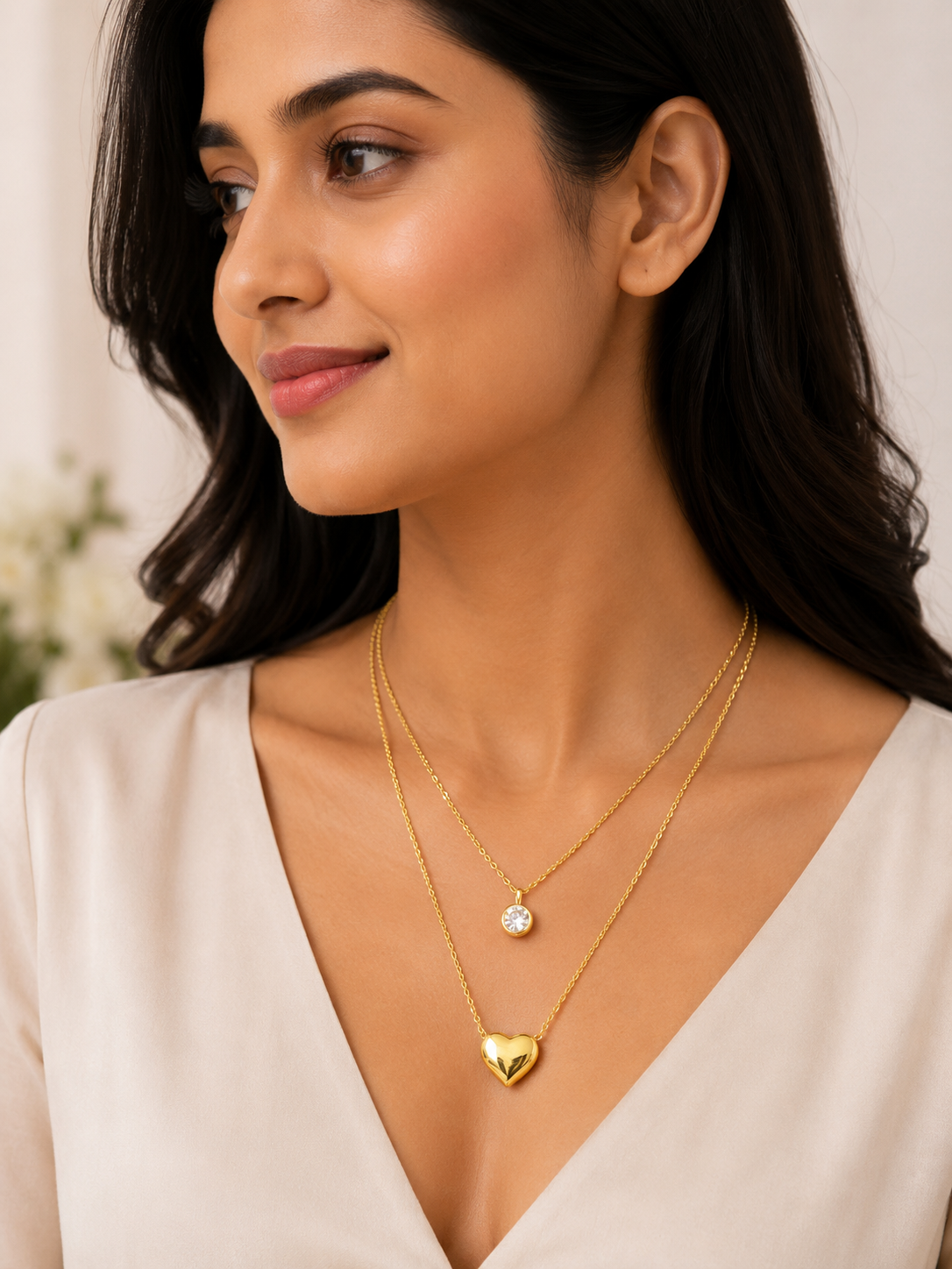 Anti Tarnish - Stainless Steel Necklace-N0087