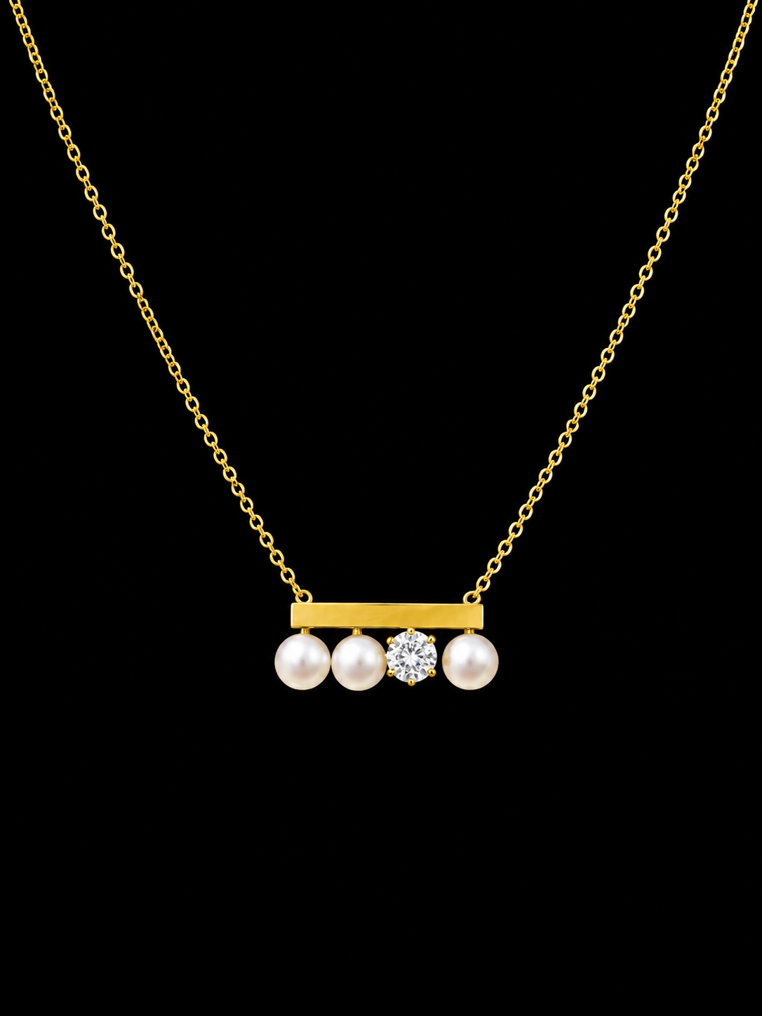 Anti Tarnish - Stainless Steel Necklace-N0089