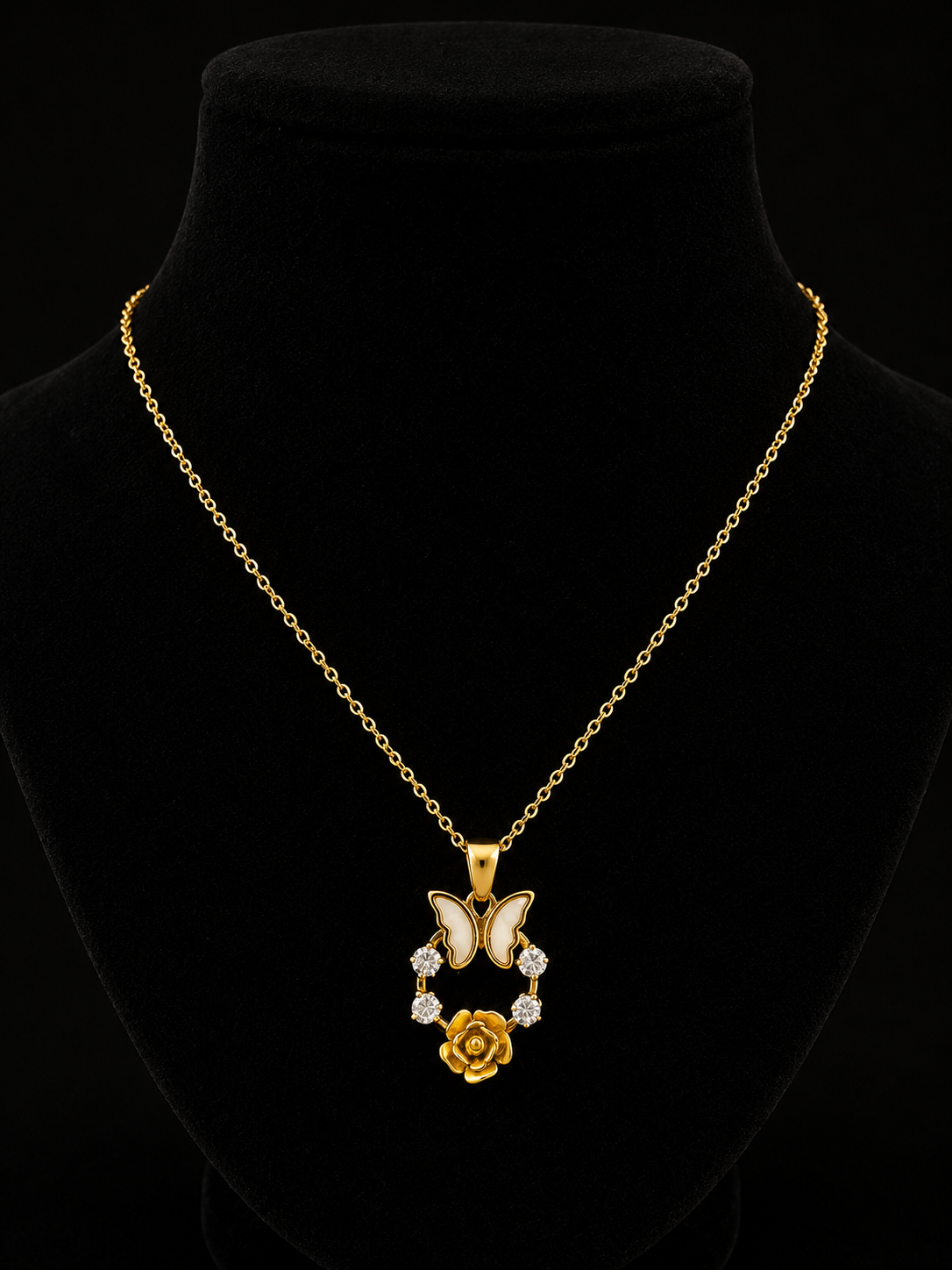 Anti Tarnish - Stainless Steel Necklace-N0090