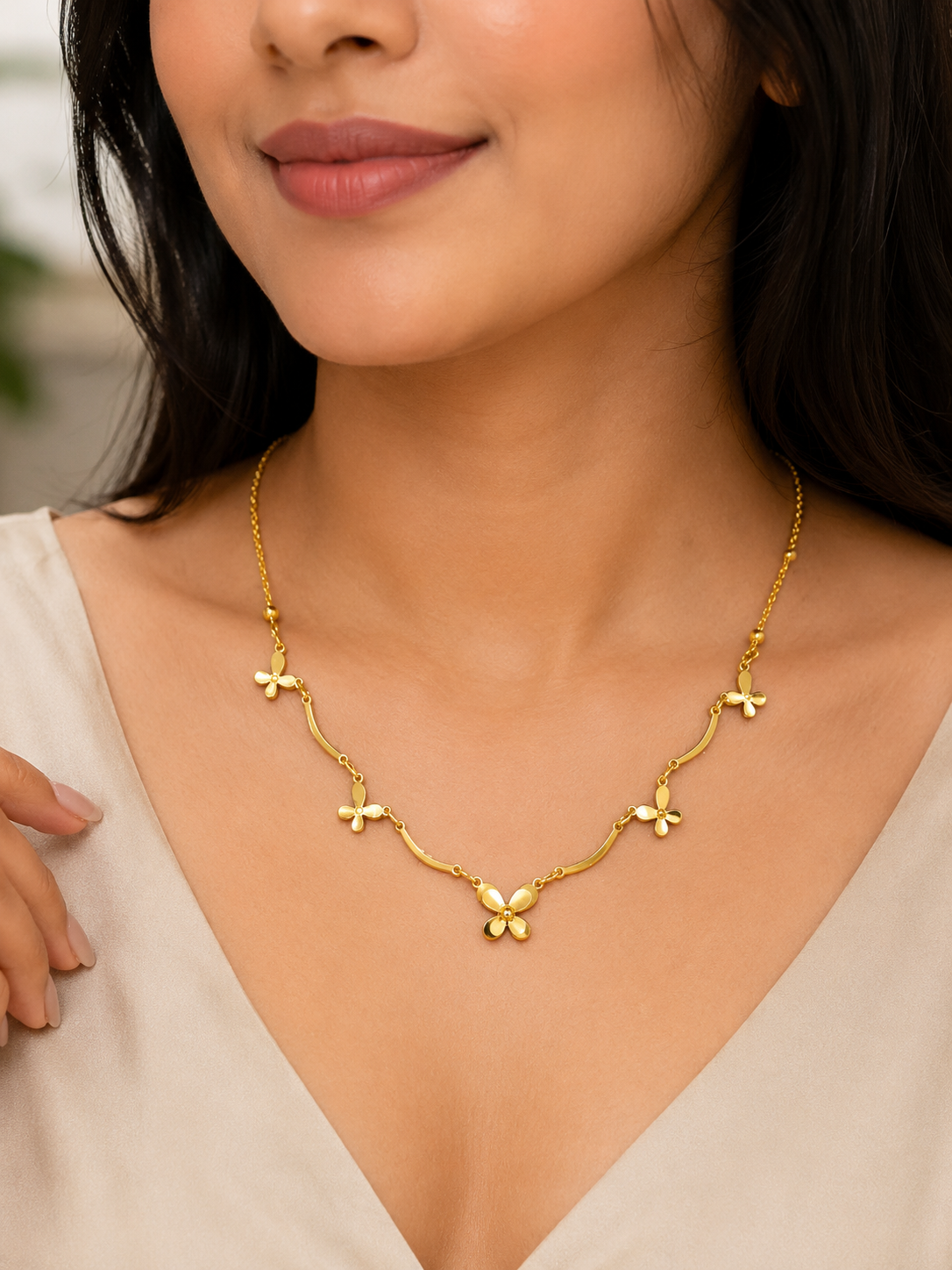 Anti Tarnish - Stainless Steel Necklace-N0058