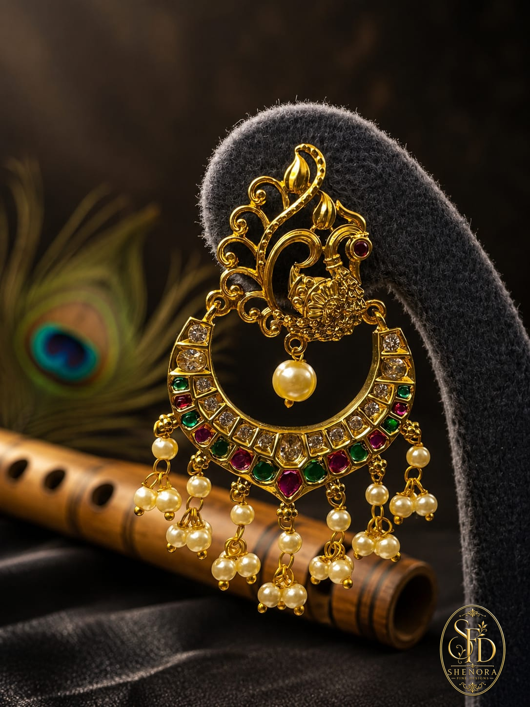 Peacock Design Earring-E0033