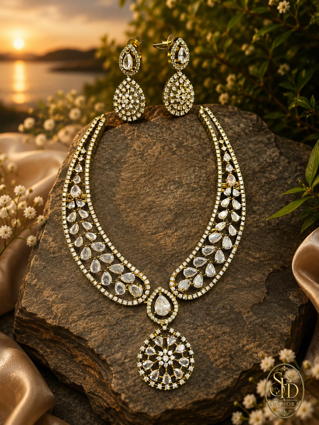 White Stone Set-N0013
