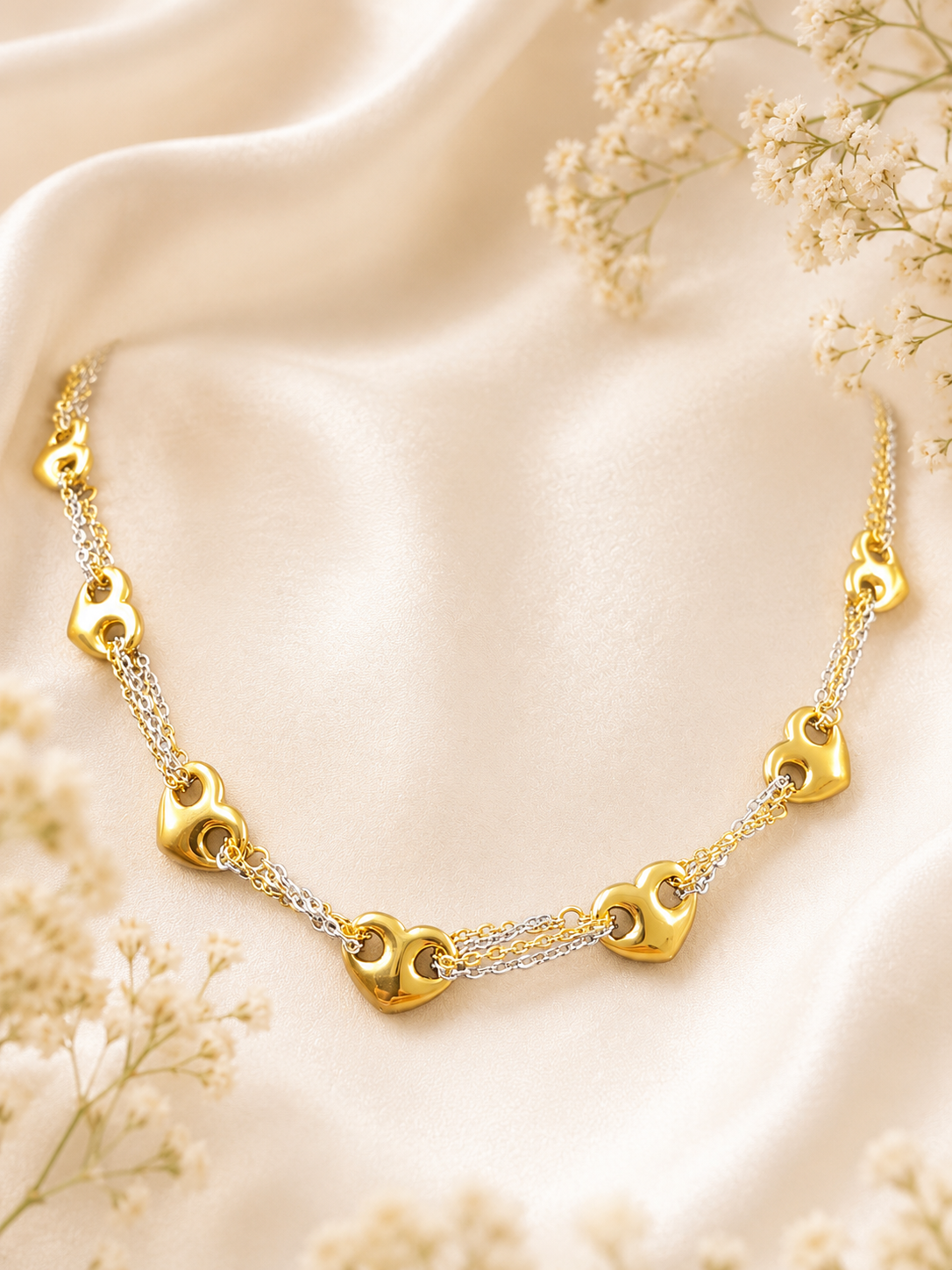 Anti Tarnish - Stainless Steel Necklace-N0051