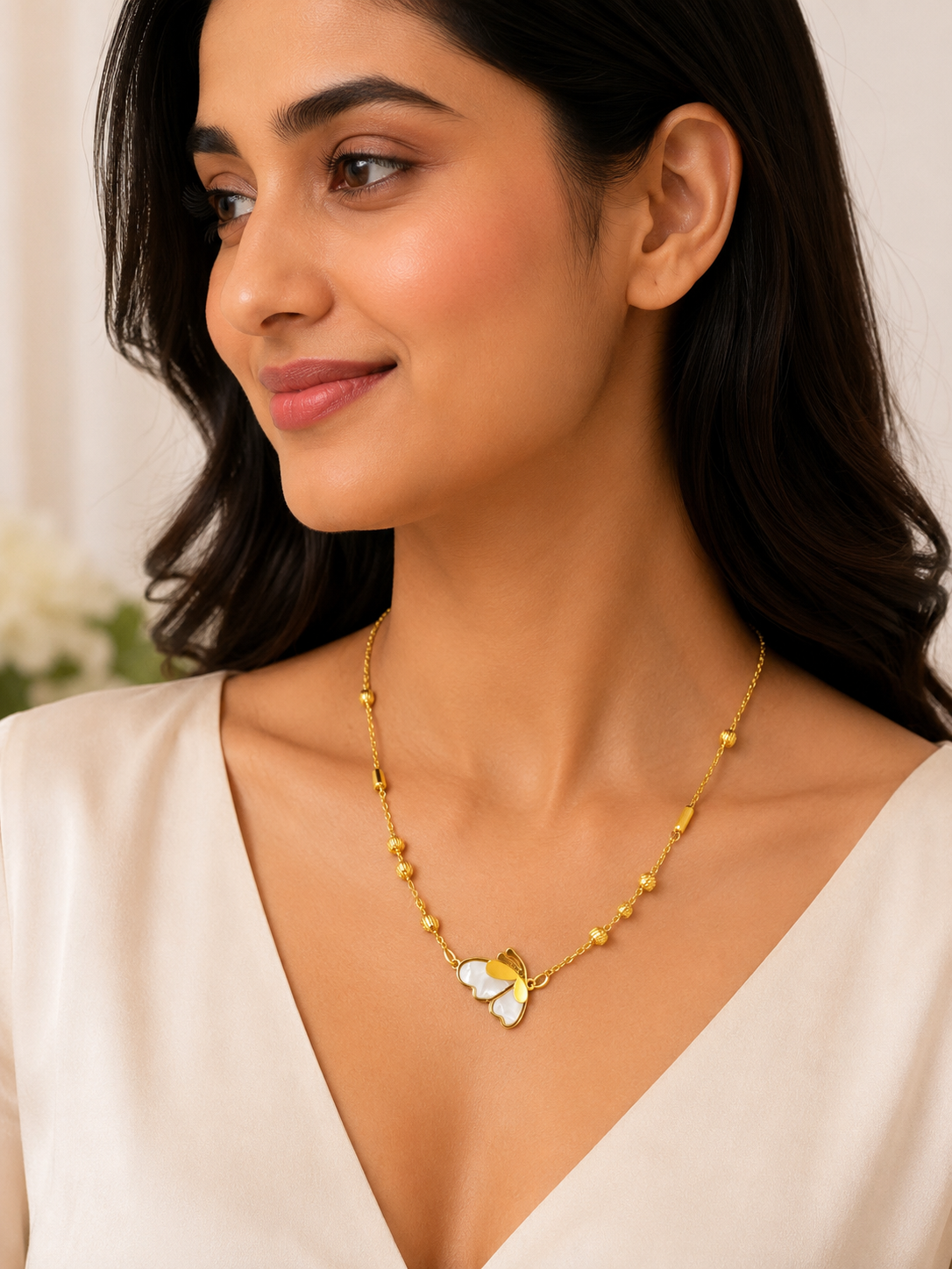Anti Tarnish - Stainless Steel Necklace-N0065