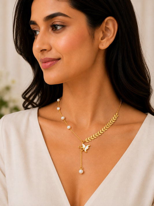 Anti Tarnish - Stainless Steel Necklace-N0053