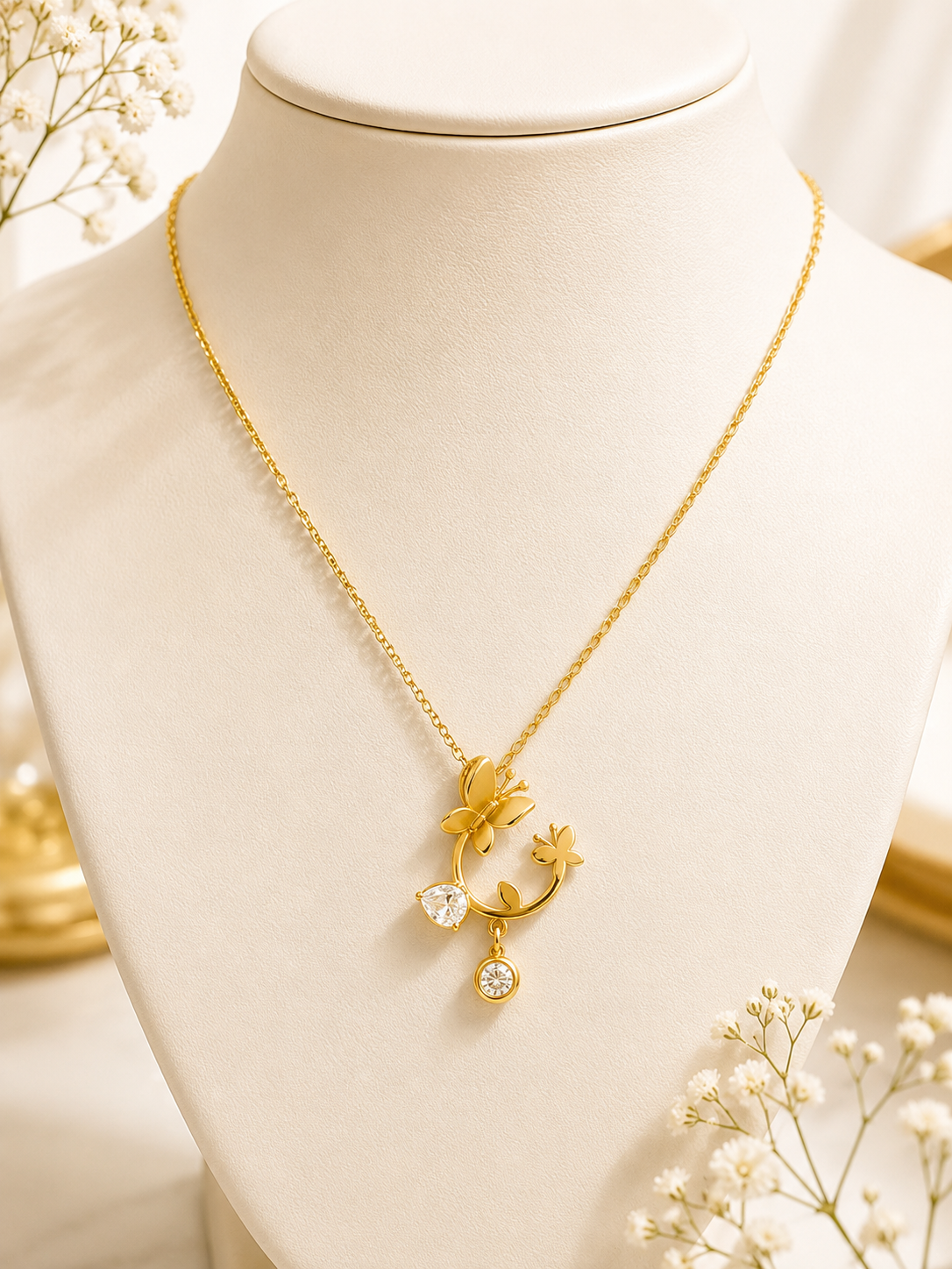 Anti Tarnish - Stainless Steel Necklace-N0081