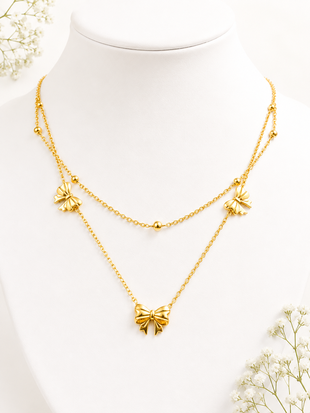 Anti Tarnish - Stainless Steel Necklace-N0082