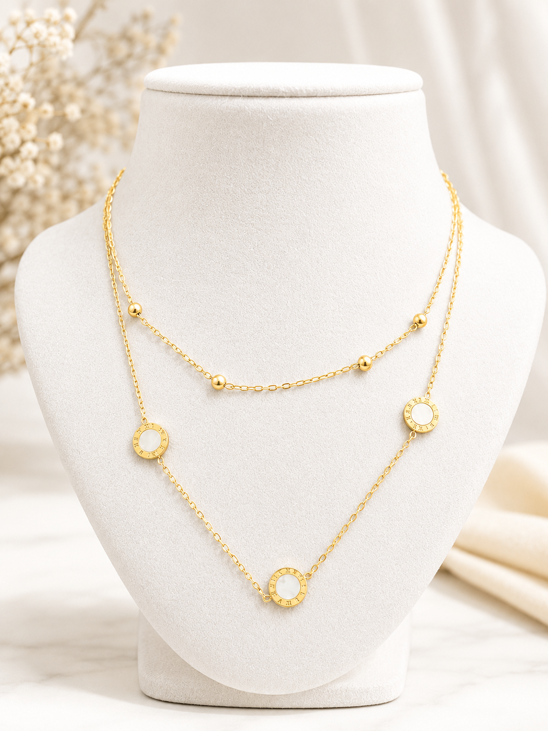 Anti Tarnish - Stainless Steel Necklace-N0083