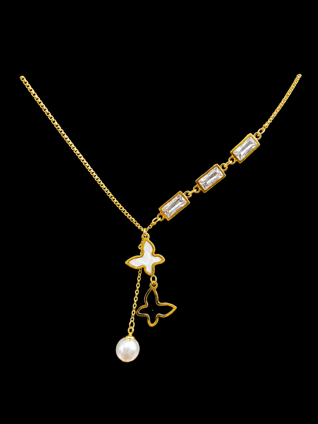 Anti Tarnish - Stainless Steel Necklace-N0088