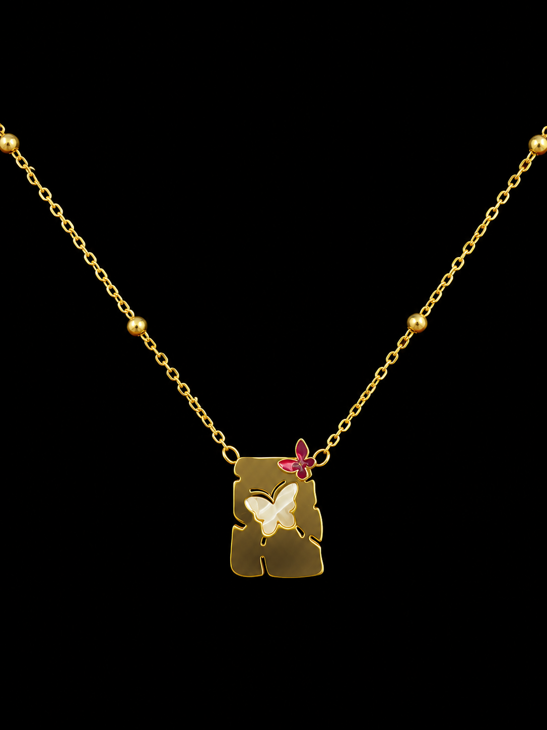 Anti Tarnish - Stainless Steel Necklace-N0062