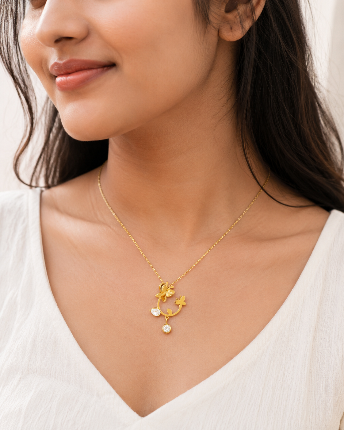 Anti Tarnish - Stainless Steel Necklace-N0059