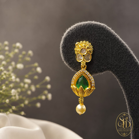Lotus Design Earring-E0053