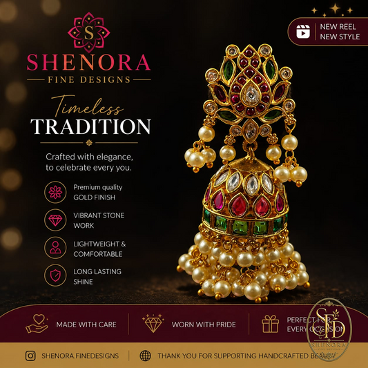 Traditional Jumka -E0045