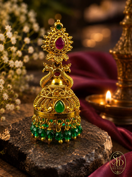 Gold Finish Jumka-E0023