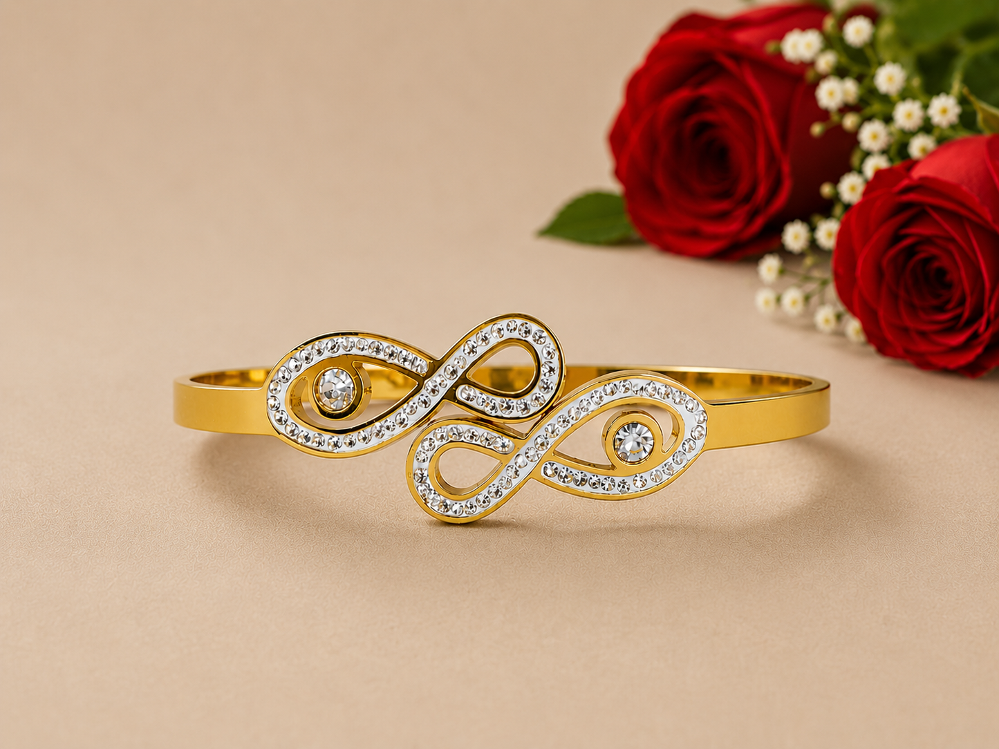 Stainless Steel Open Type Bracelet-B0005