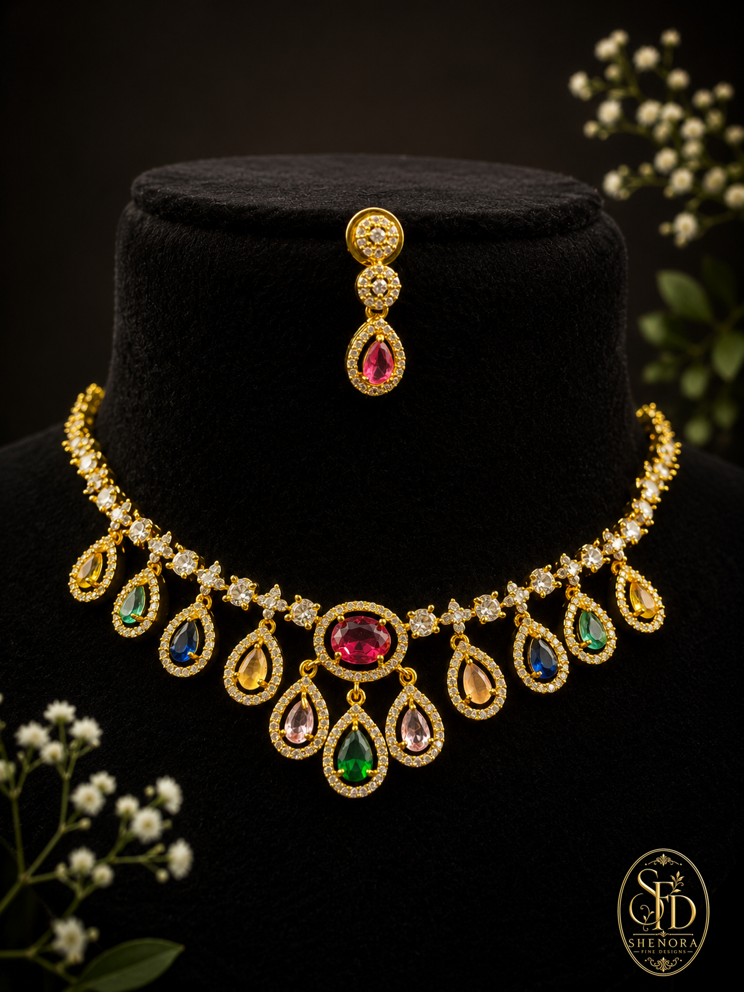 Multi Colour Stone Set-N0035